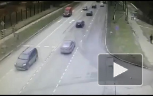 После ДТП в пруд в Москве.