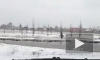 Видео: в Омске мужчина косил снег