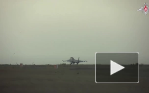 Минобороны показало кадры боевой работы истребителей Су-34