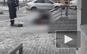 В Приморском районе с большой высоты упал человек