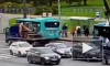Инцидент с "возгоранием" автобуса на Ветеранов попал на видео