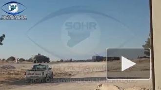 Опубликовано видео российской военной колонны в Сирии
