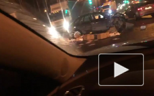 В ДТП на Выборгском шоссе пострадали два человека 