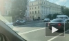 На Петроградской набережной произошло ДТП с участием BMW и маршрутки МЧС