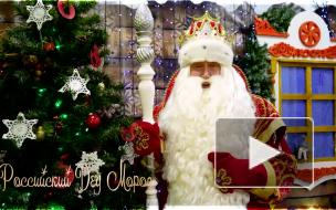 Дед Мороз и Йоулупукки поздравили жителей Выборгского района с Новым годом