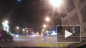 мотоциклист зимой новосибирск