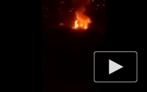 Появилось видео с места падения МИ-8 в Подмосковье 