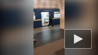 Очевидцы: в вагоне метро метро "Технологический институт" задымилась сумка: пассажиров выгнали на платформу