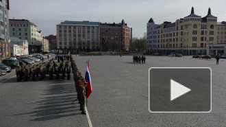 Видео: в Выборге прошла репетиция парада ко Дню Победы