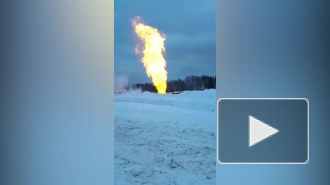 На магистральном газопроводе в деревне Овино прогремел взрыв