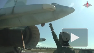 Минобороны показало кадры боевой работы истребителя Су-30СМ