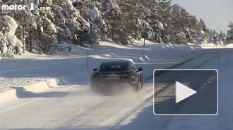 Появилось видео испытания первого электрокара Porsche 