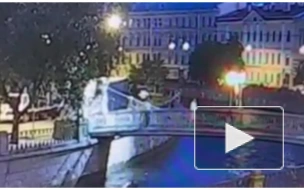 Задержан гражданин, повредивший фонари освещения Львиного моста