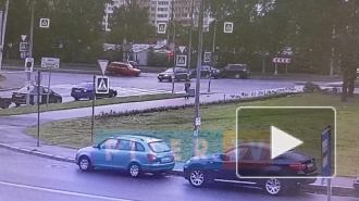 На Витебском проспекте легковушка подрезала ВАЗ
