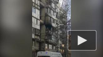 На Васильевском острове загорелась однокомнатная квартира