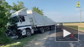 Очевидцы сняли момент аварии на Кубани, в которой погибла семья из пяти человек