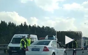 Ужасающее видео из Москвы: маршрутка протаранила "ГАЗель"