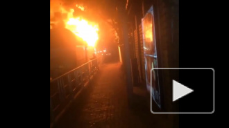 Жители Геленджика обсуждают видео мощного пожара в рейсовом автобусе
