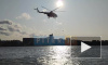 Видео: пожар в здании на Складской улице прилетел тушить Ми-8 с воздуха