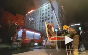 В Новосибирске потушили пожар на крыше многоквартирного ...