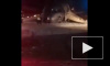 Появилось видео севшего на "брюхо" самолета в Калининграде