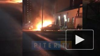 Полиция расследует возгорание двух автомобилей в Новом Девяткино