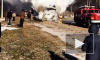 В Самарской области полностью сгорела фура: видео пожара