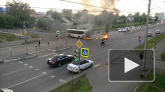 Появилось видео жуткого ДТП в Красноярске