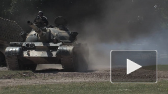 На китайском полигоне заметили необычный танк