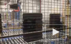 На шинном заводе в Ленобласти презентовали новый склад и роботов