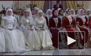 Появилось видео празднующего Рамзана Кадырова в доспехах и шлеме