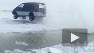 Загадали желание у золотой рыбки: якутские рыбаки научили прыгать автомобиль — видео