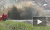 Видео из Ростовской области: Во время гонок трактор протаранил журналистов
