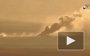 Опубликовано видео уничтожения вертолета ВКС РФ в Сирии