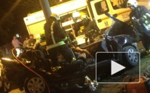 Авария на Рублевском шоссе: один человек погиб, двое ранены