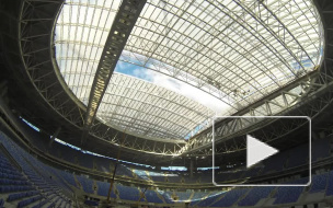 Появилось видео успешных испытаний великолепной крыши «Зенит-Арены» 