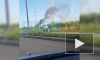 Видео: в районе ЖК "Новая Охта" заметили пожар