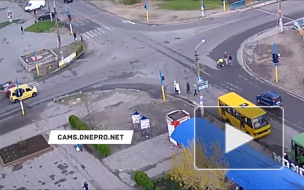 ДТП на Левобережном мосту.