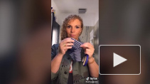 Женщина изготовила защитную маску из носка и прославилась