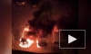 На стоянке на Пулковском шоссе сгорели три легковушки