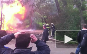 Пожарные не торопились к горящему дому в Петербурге