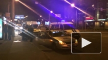 В Купчино произошло ДТП с участием полицейской "Шкоды": пострадали 4 человека