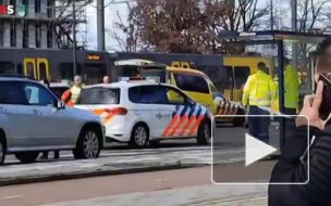 Видео: в Голландии во время стрельбы на трамвайной остановке погиб человек 