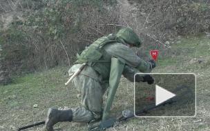 Минобороны сообщило о ходе саперных работ миротворцев в Карабахе