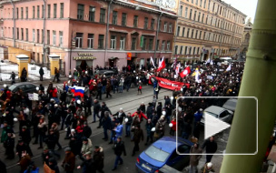 Субботнюю акцию оппозиции в Петербурге «За честные выборы» возглавили москвичи