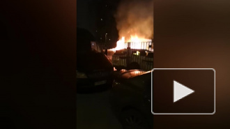 На стоянке Пловдивской улицы сгорел автомобиль