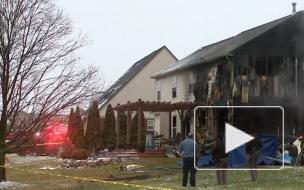 В штате Мичиган на жилой дом упал самолет