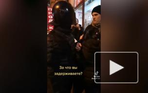 В TikTok разошлось видео об "обмене задержанными" на митинге в Петербурге