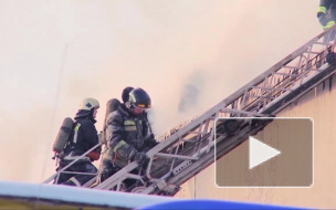 В пожаре на мясокомбинате в Новой Москве пострадали 8 человек, больных эвакуировали вертолетом