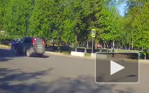 Жуткое видео из Уфы: легковушка сбила пешехода